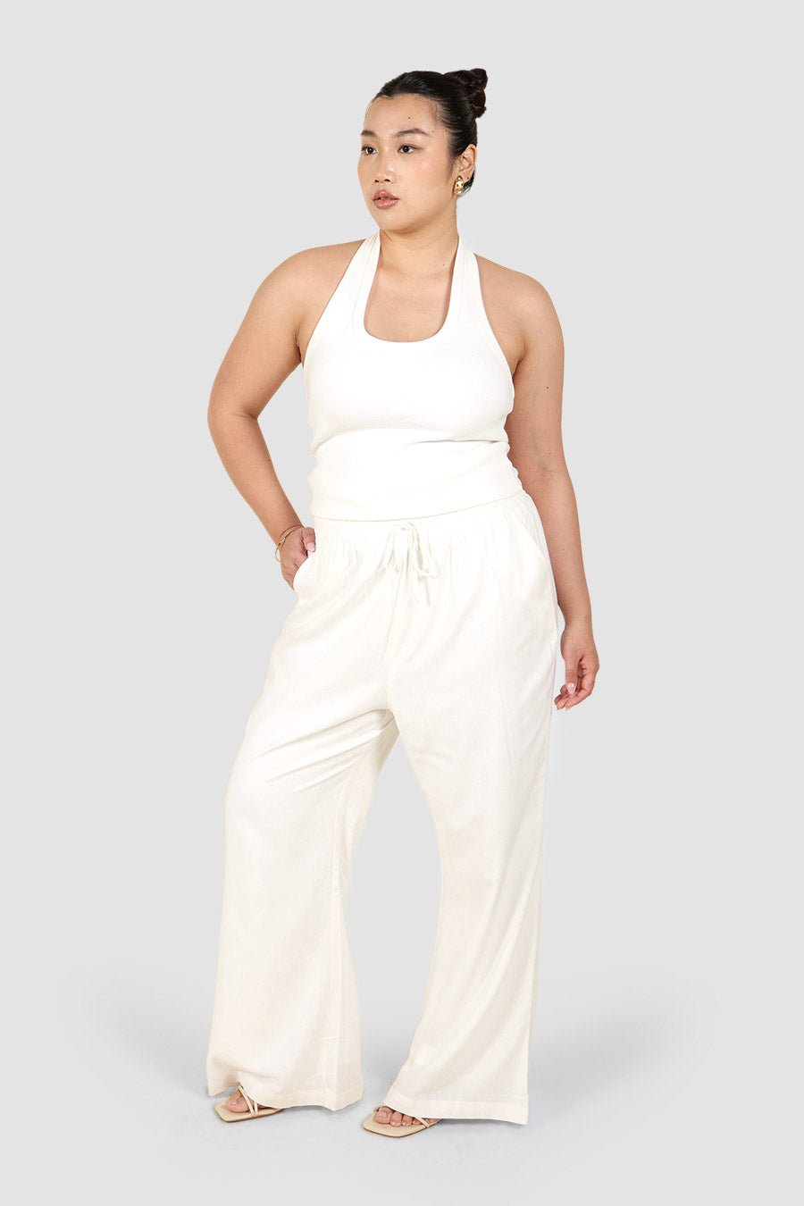 RAYA PANTS WHITE - Fayt The Label