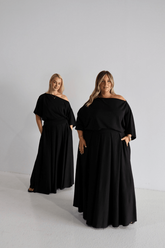 REIGN SKIRT BLACK - Fayt The Label