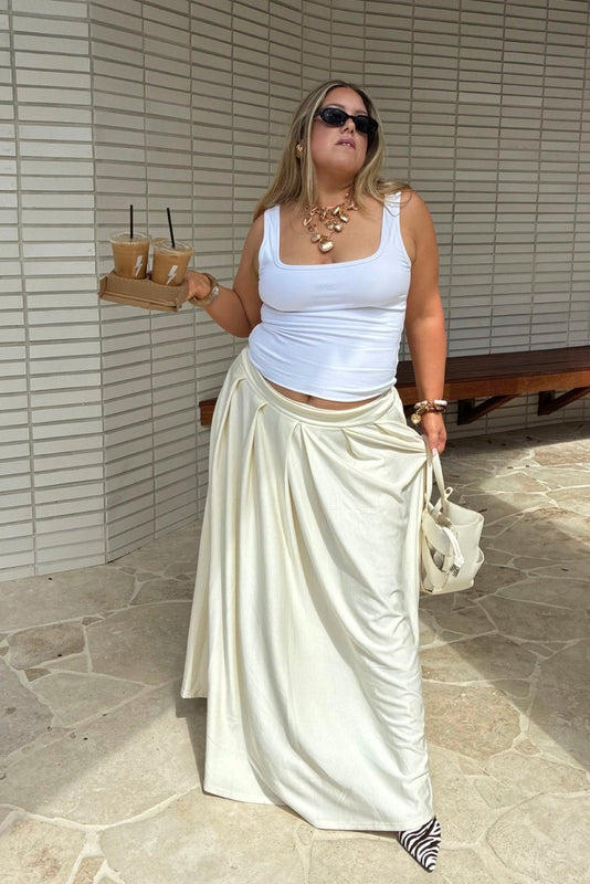 REIGN SKIRT MILK - Fayt The Label