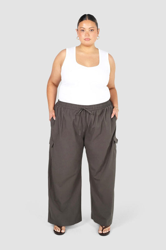 RENLY UTILITY PANT MOSS GREY - Fayt The Label
