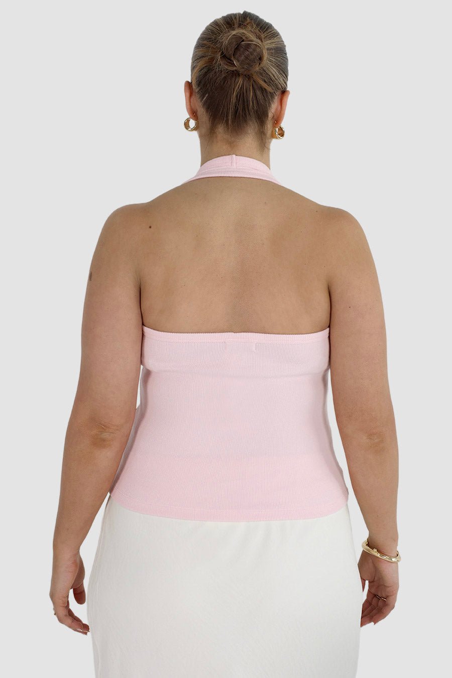 RENNA HALTER TOP PINK - Fayt The Label