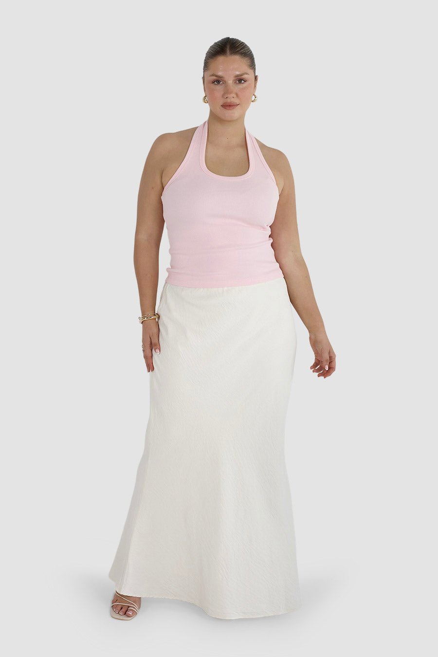 RENNA HALTER TOP PINK - Fayt The Label