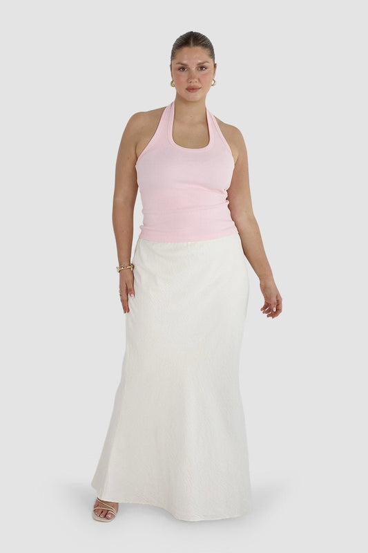 RENNA HALTER TOP PINK - Fayt The Label