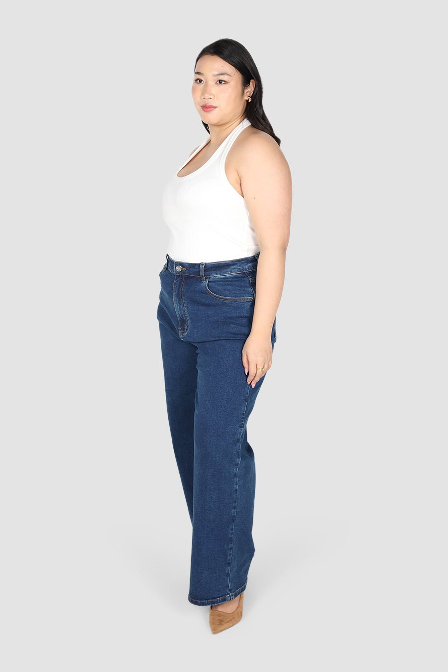 RENNA HALTER TOP WHITE - Fayt The Label