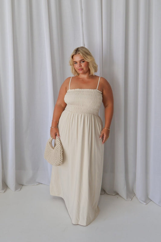 RILORA DRESS NEUTRAL - Fayt The Label