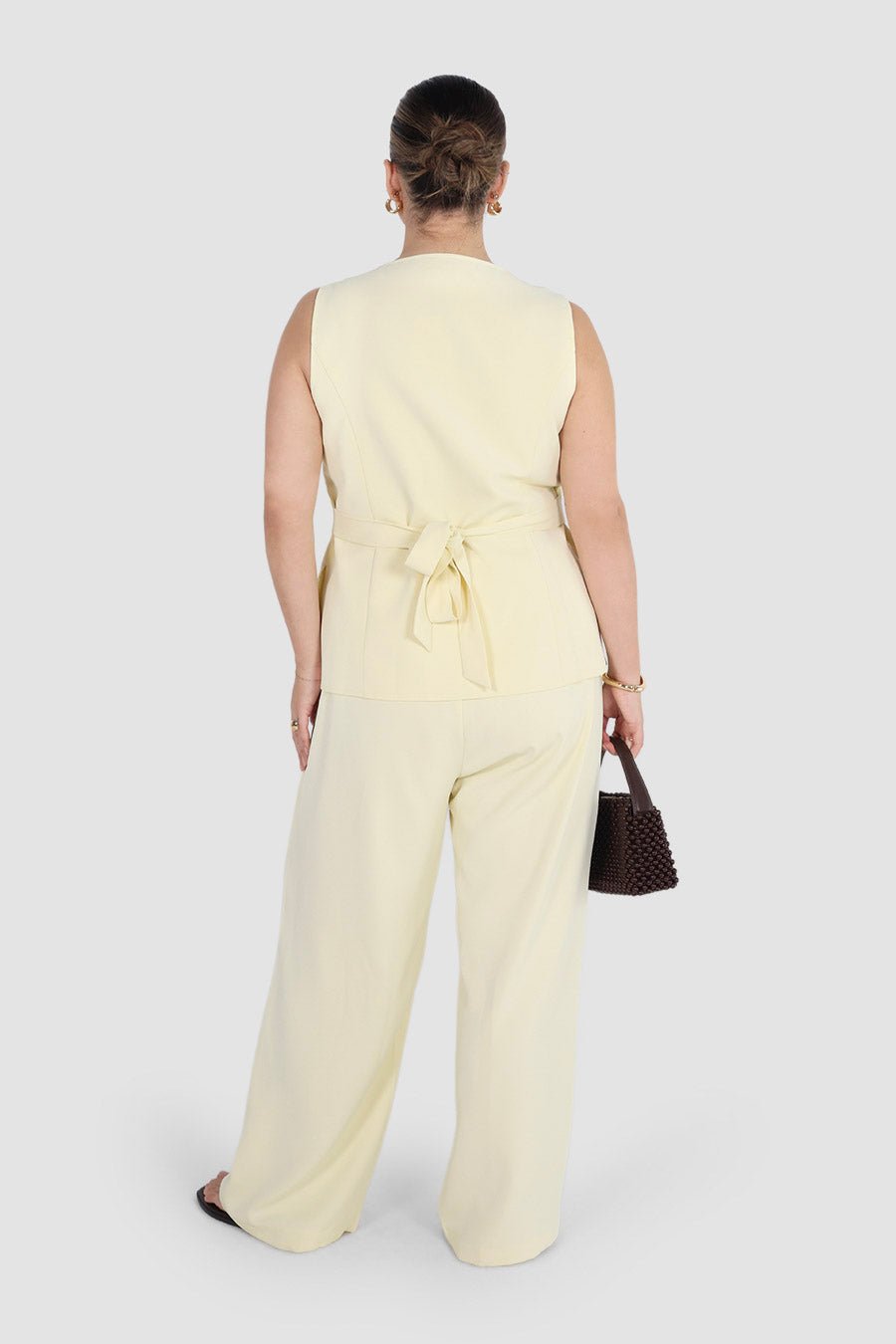 ROMIE VEST BABY YELLOW - Fayt The Label