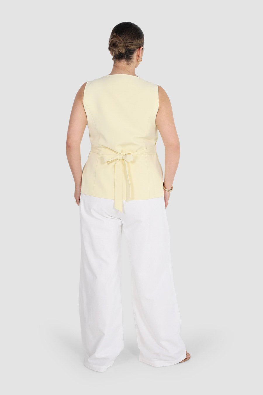 ROMIE VEST BABY YELLOW - Fayt The Label