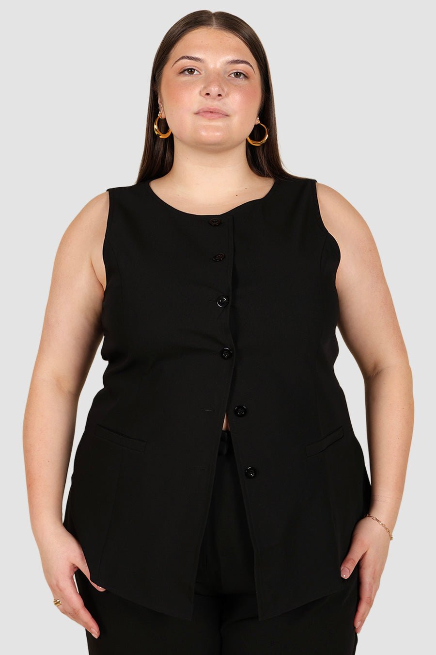 ROMIE VEST BLACK - Fayt The Label