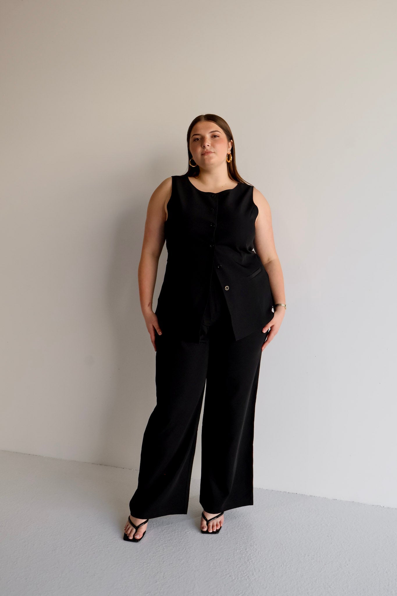 ROMIE VEST BLACK - Fayt The Label