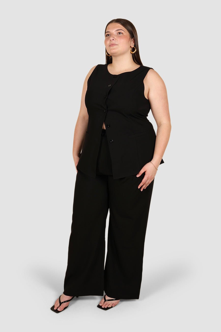 ROMIE VEST BLACK - Fayt The Label