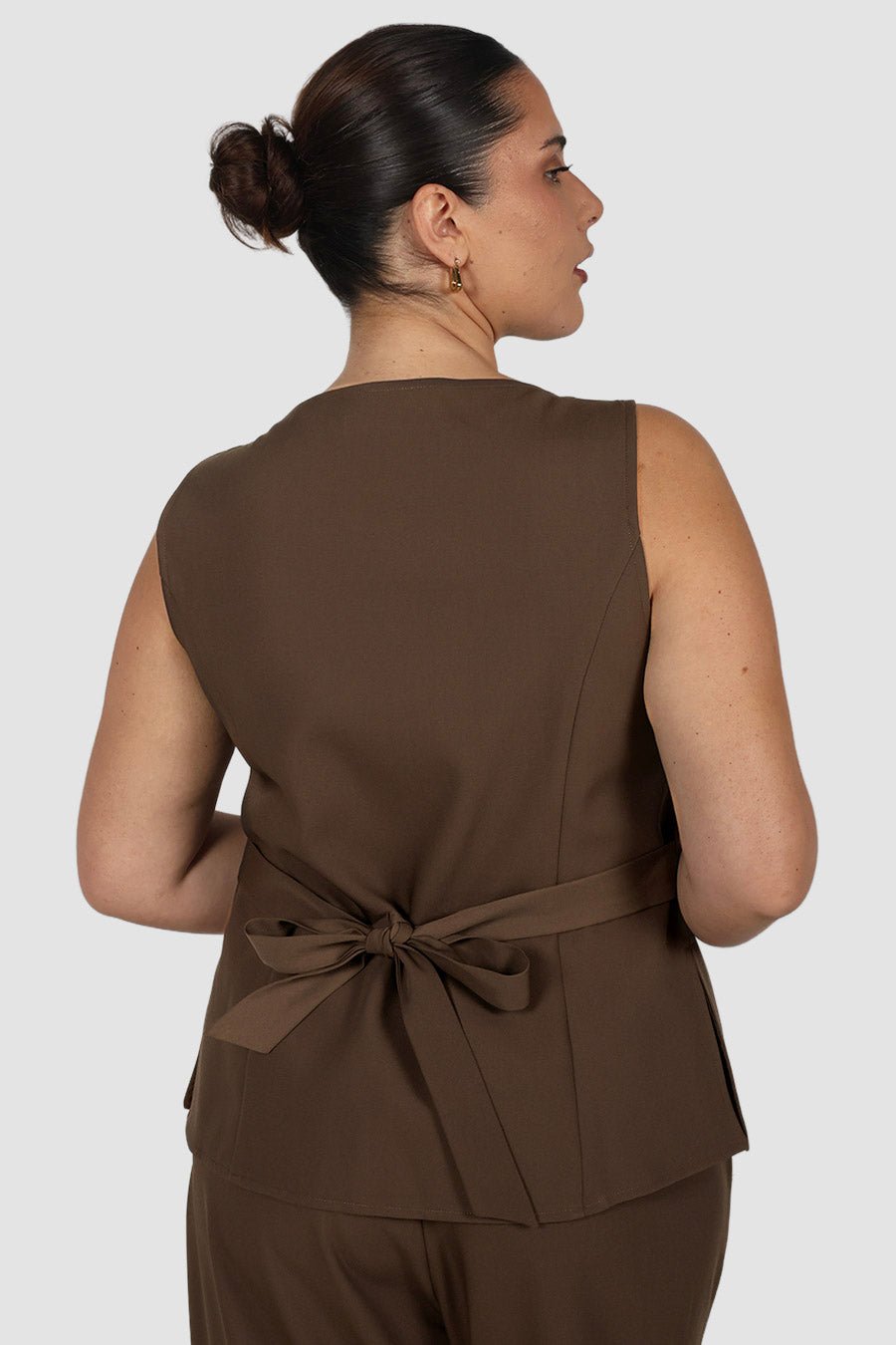 ROMIE VEST CHOCOLATE - Fayt The Label