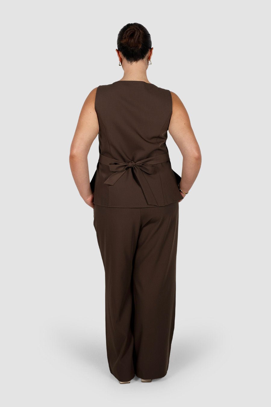 ROMIE VEST CHOCOLATE - Fayt The Label