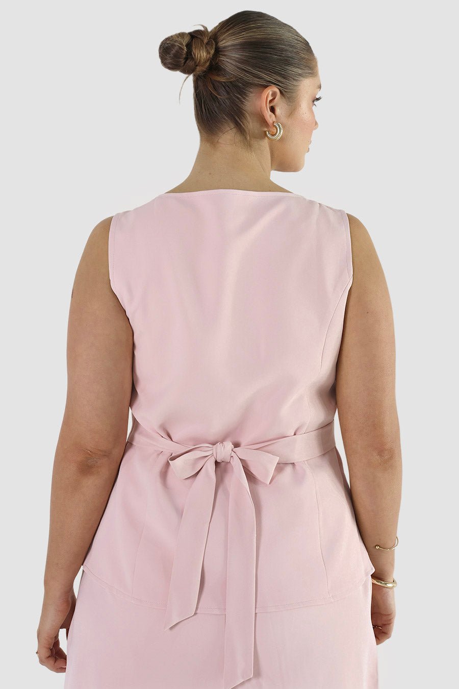 ROMIE VEST SOFT PINK - Fayt The Label
