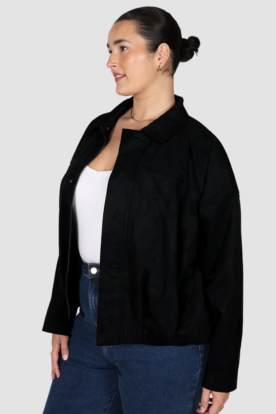 RORY BOMBER JACKET BLACK - Fayt The Label