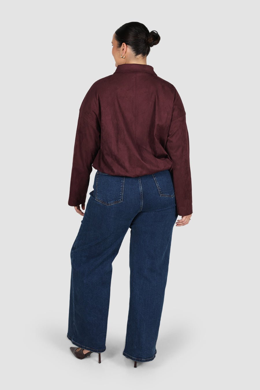 RORY BOMBER JACKET DEEP BURGUNDY - Fayt The Label