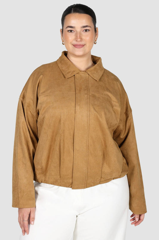 RORY BOMBER JACKET TAN - Fayt The Label