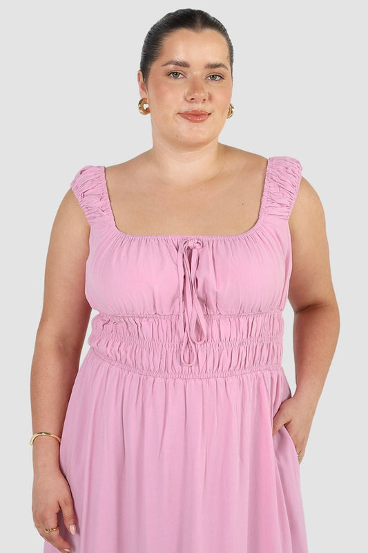 ROUX DRESS PINK - Fayt The Label