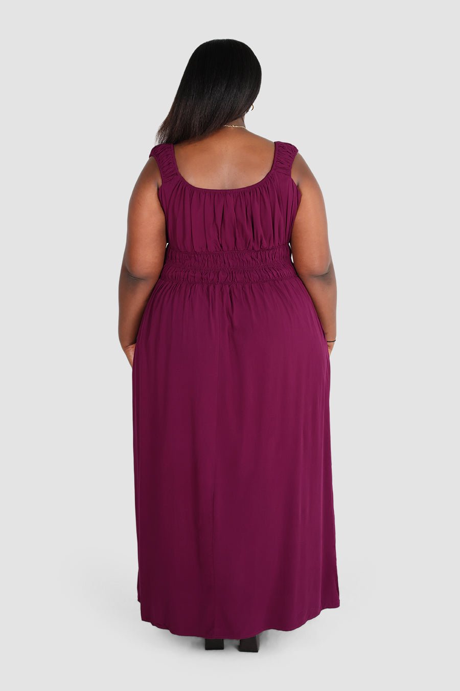 ROUX DRESS PLUM - Fayt The Label