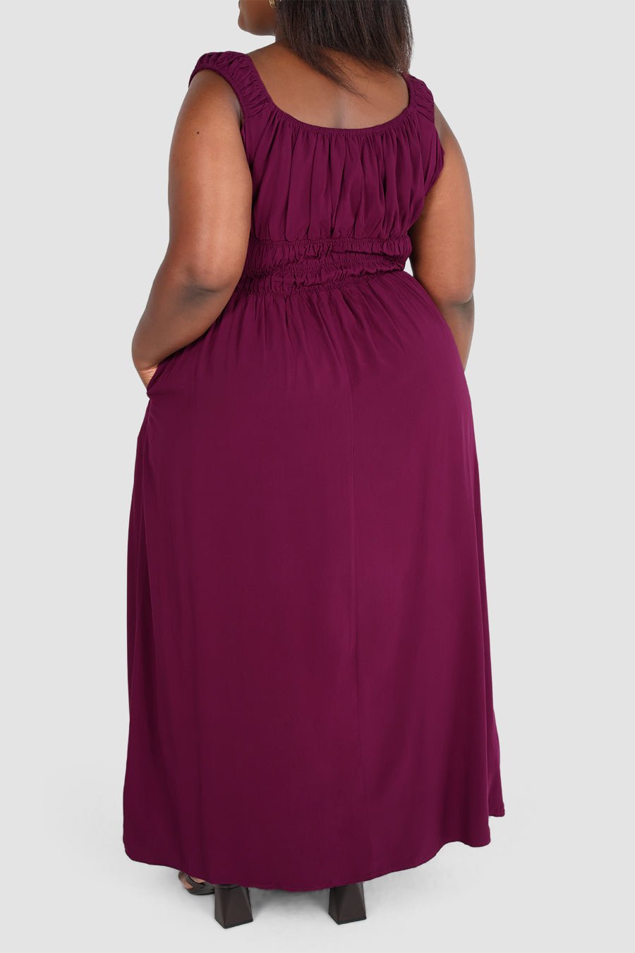 ROUX DRESS PLUM - Fayt The Label