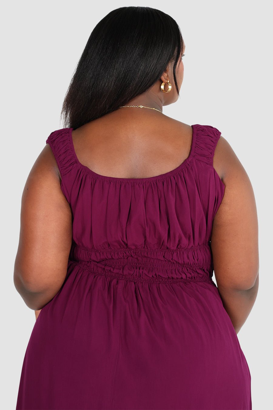 ROUX DRESS PLUM - Fayt The Label