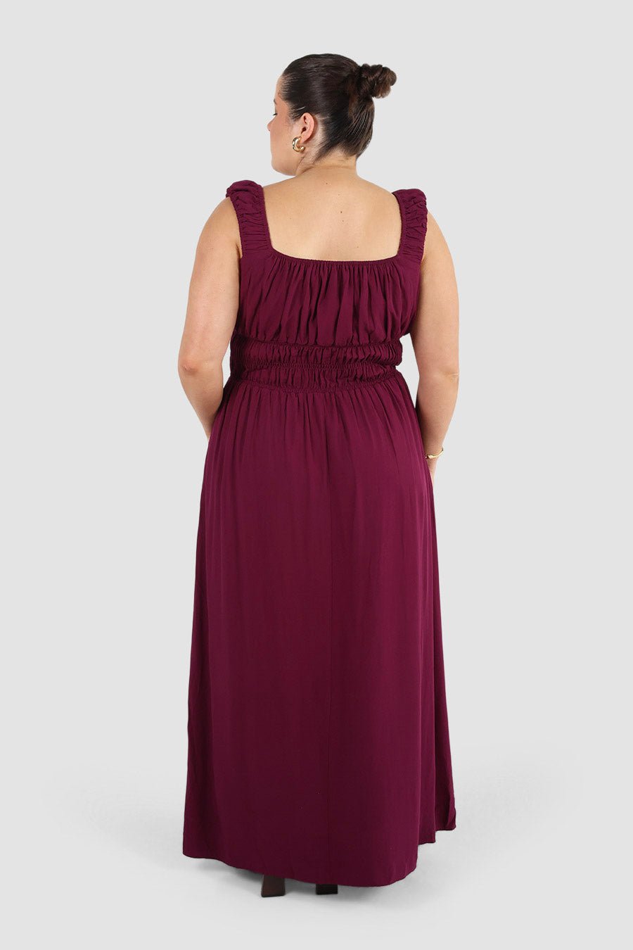ROUX DRESS PLUM - Fayt The Label