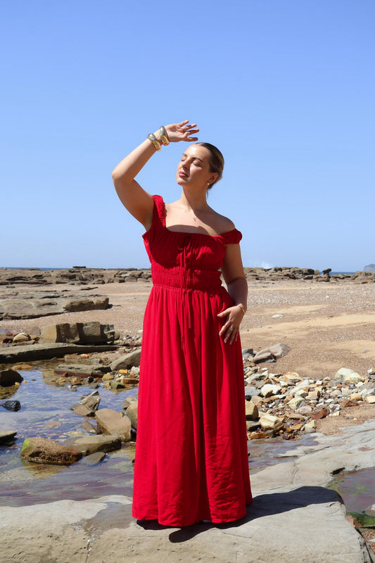 ROUX DRESS RED - Fayt The Label