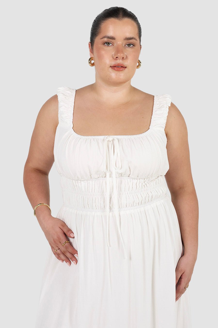 ROUX DRESS WHITE - Fayt The Label