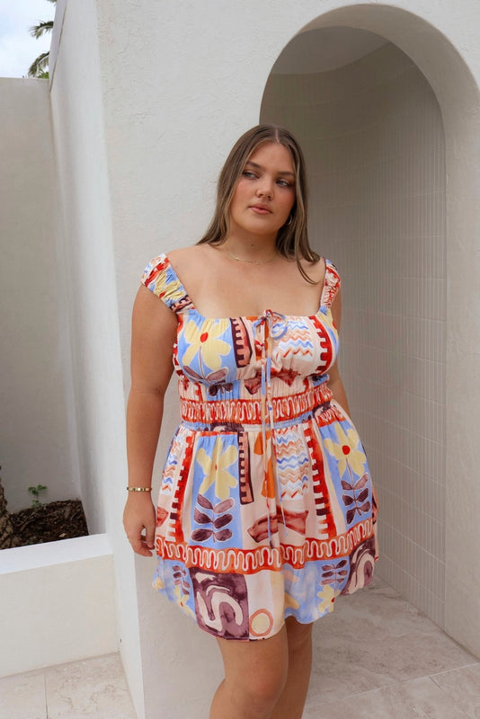 ROUX MINI DRESS TOSCANA - Fayt The Label
