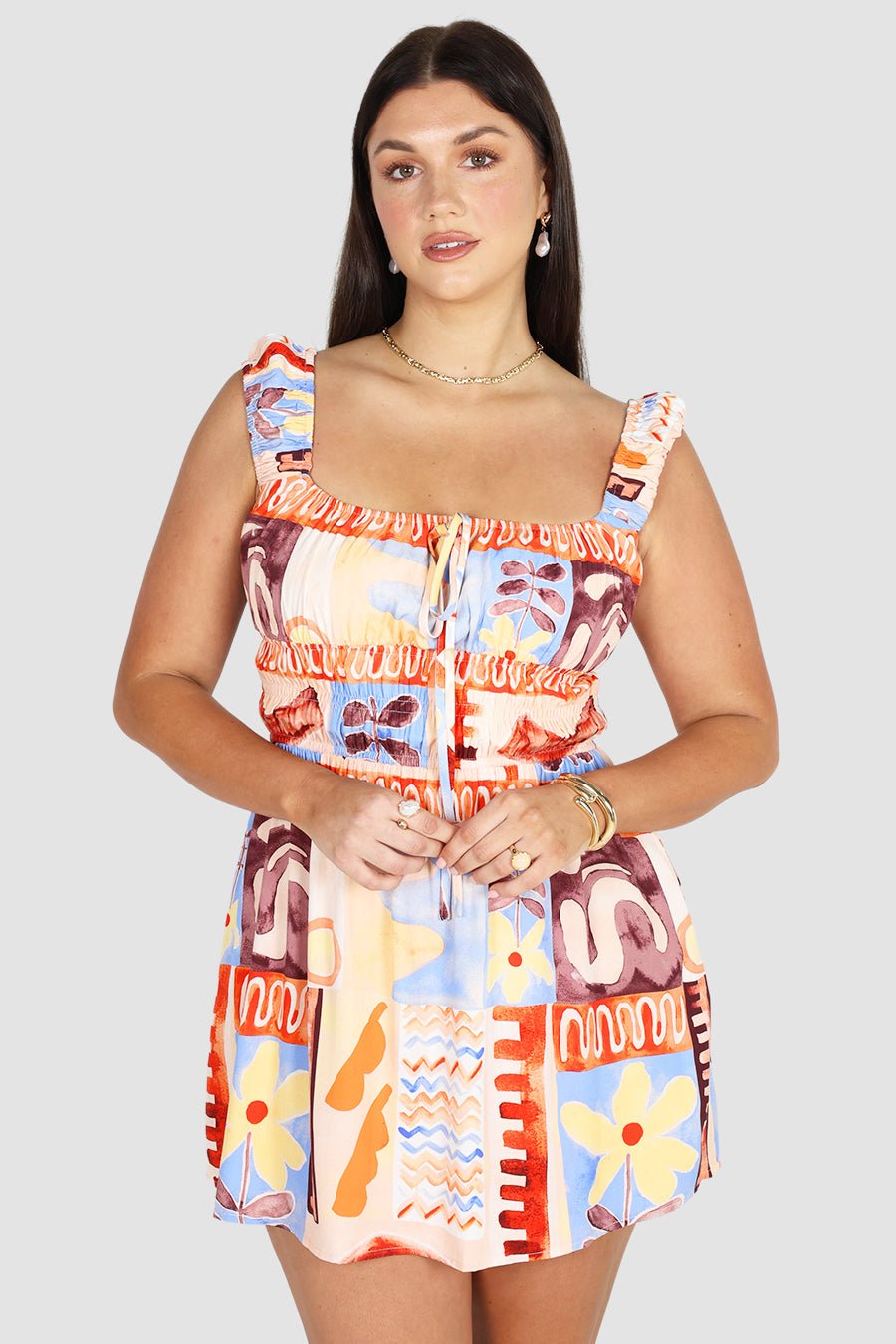 ROUX MINI DRESS TOSCANA - Fayt The Label