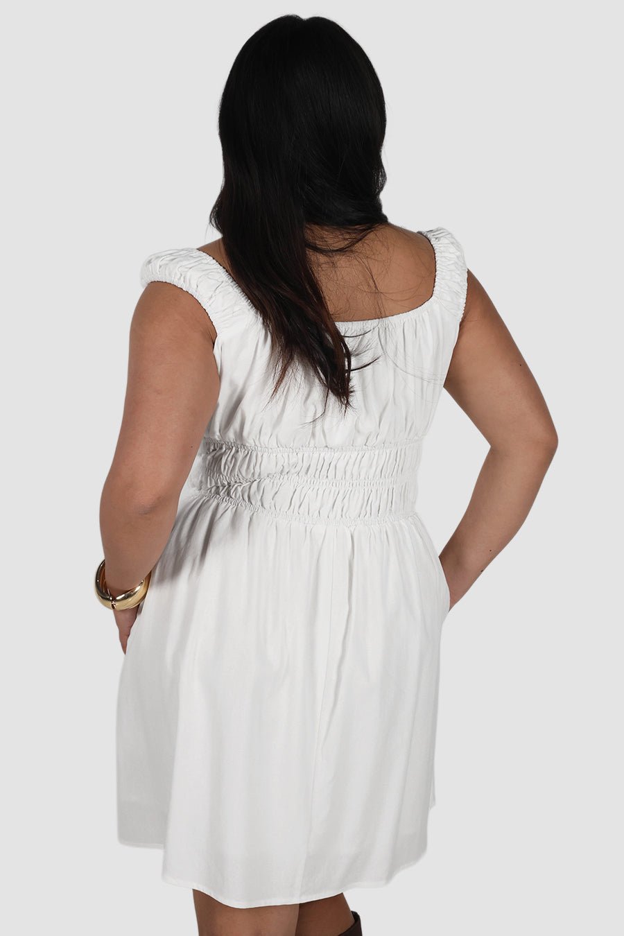 ROUX MINI DRESS WHITE - Fayt The Label