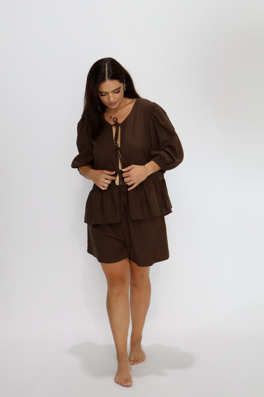 RUBEN SHORTS ESPRESSO - Fayt The Label