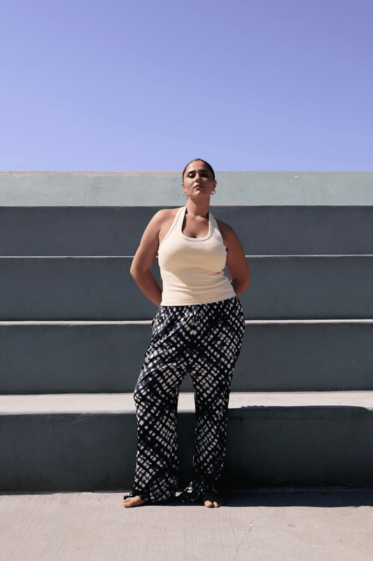 RUNE PANT MIDNIGHT LATTICE - Fayt The Label