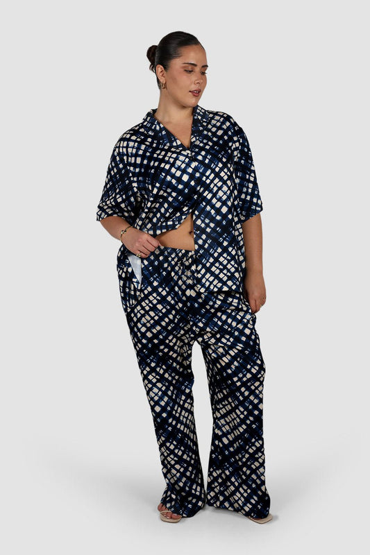 RUNE PANT MIDNIGHT LATTICE - Fayt The Label