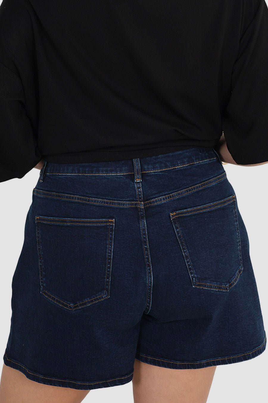 RYDER DENIM SHORTS ULTRA DARK BLUE - Fayt The Label