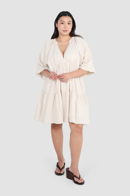 SALORA DRESS NEUTRAL - Fayt The Label