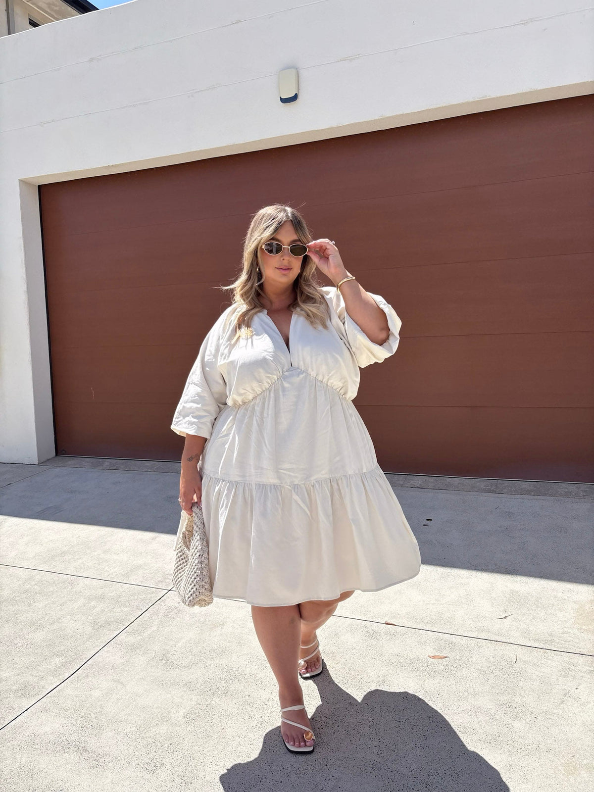SALORA DRESS NEUTRAL - Fayt The Label