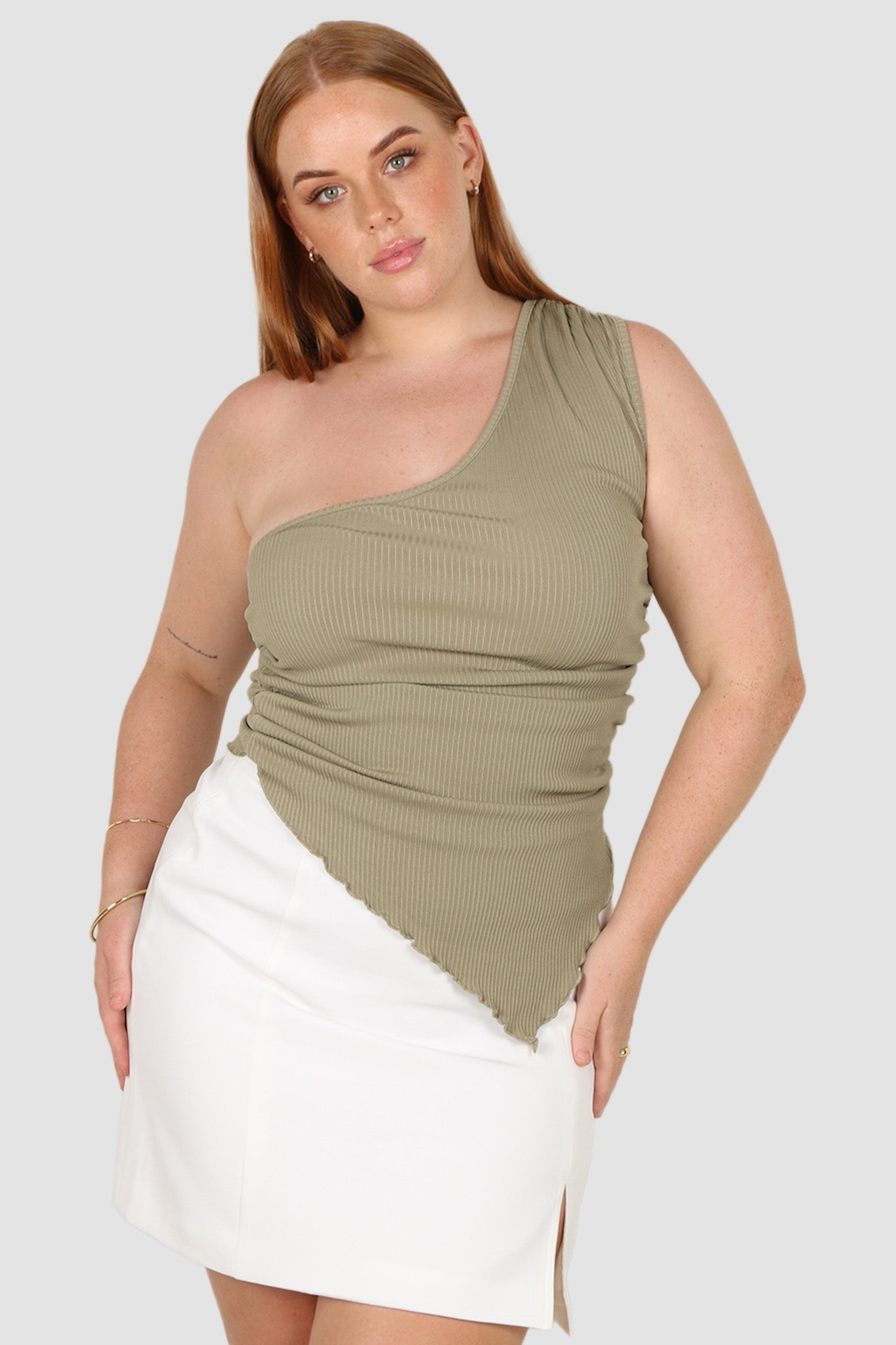 SANTANA TOP KHAKI - Fayt The Label