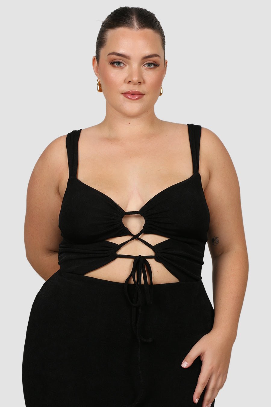 SASCHA DRESS BLACK - Fayt The Label