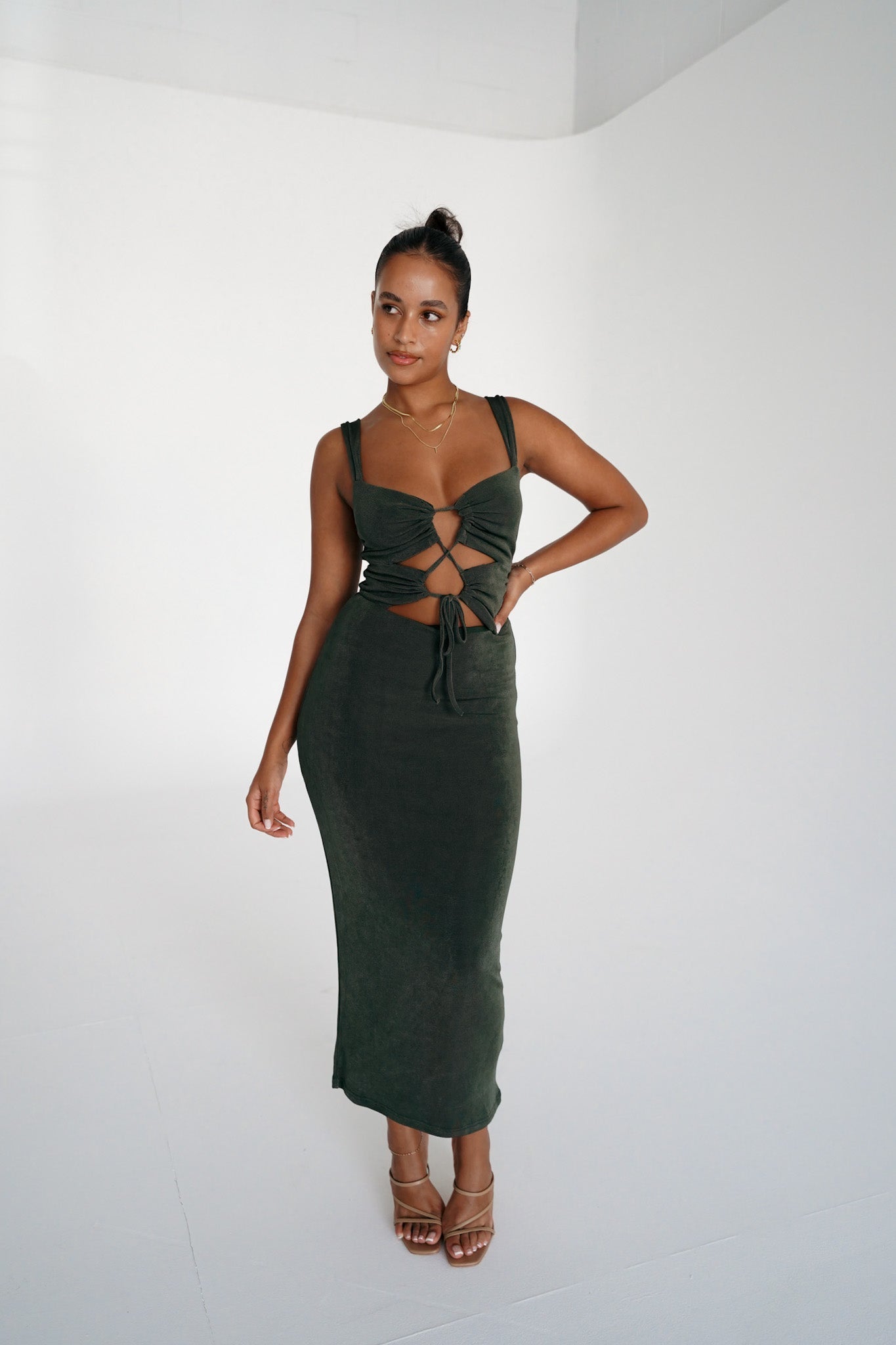 SASCHA DRESS PINE - Fayt The Label