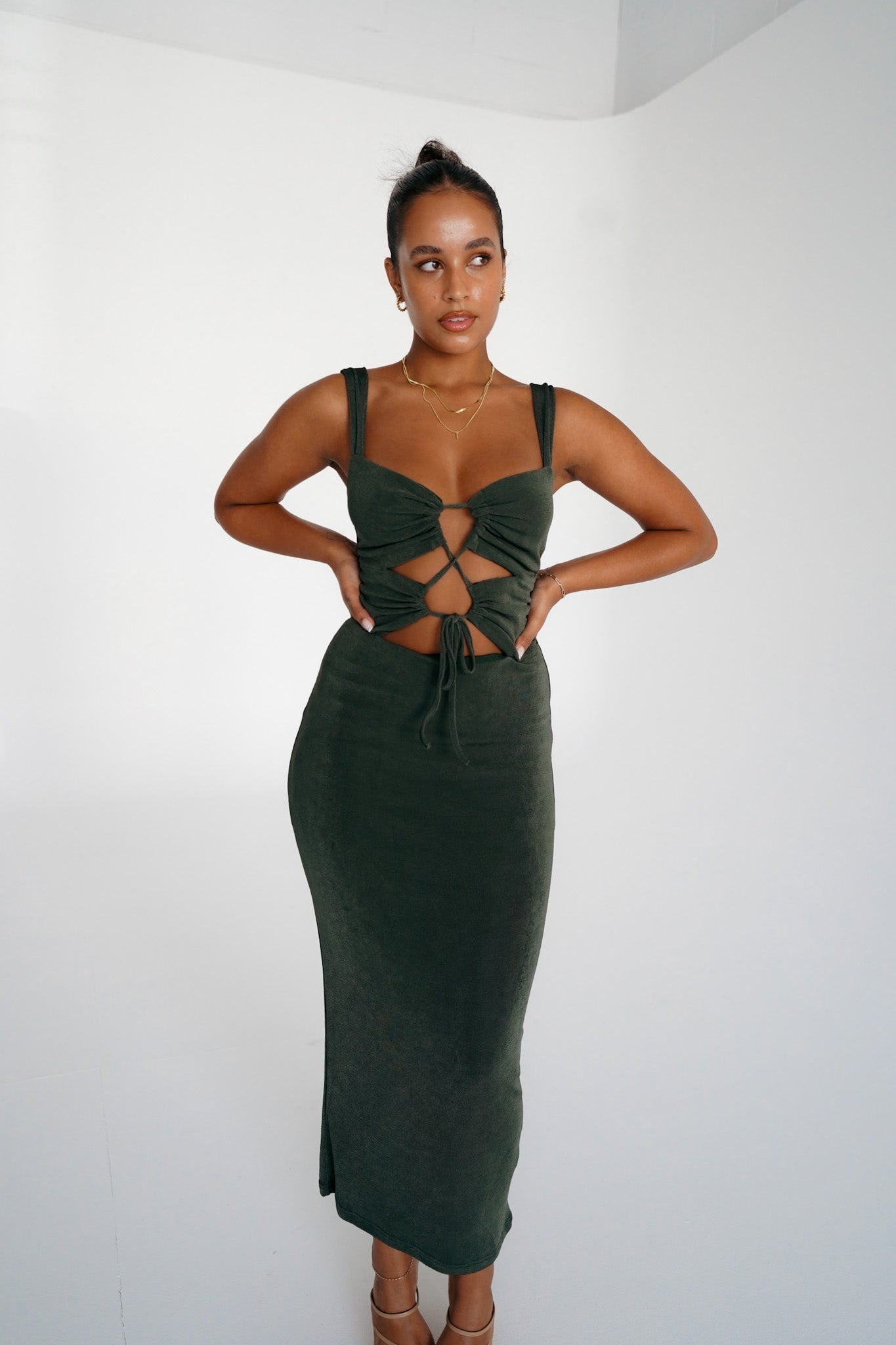 SASCHA DRESS PINE - Fayt The Label