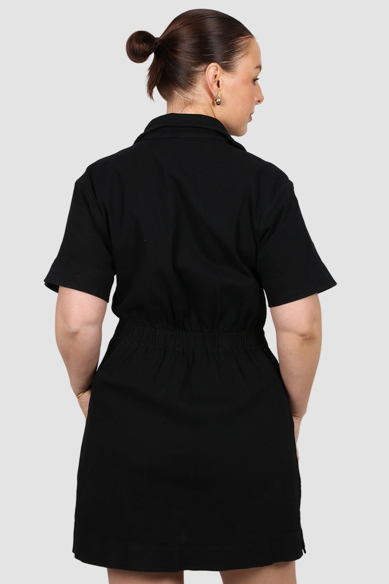 SAVEIRA DENIM DRESS BLACKOUT - Fayt The Label