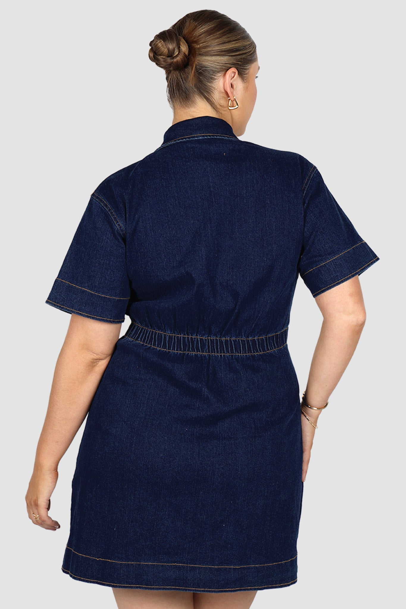 SAVEIRA DENIM DRESS MIDNIGHT - Fayt The Label