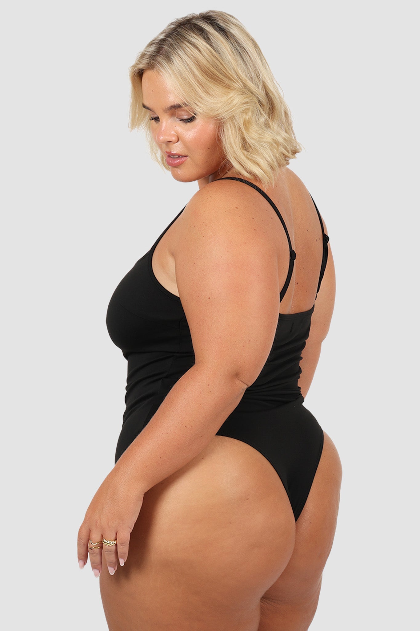 SAWYER BODYSUIT BLACK - Fayt The Label