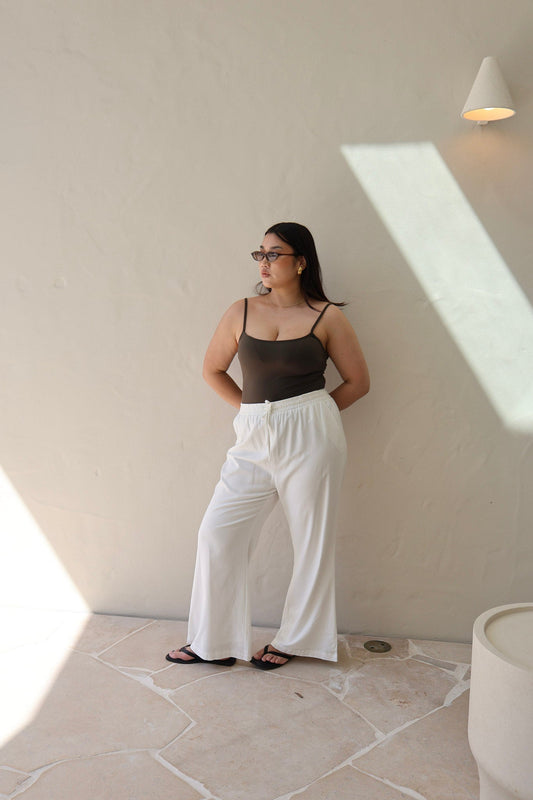 SAWYER BODYSUIT DEEP OLIVE - Fayt The Label