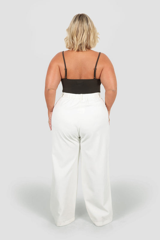 SAWYER BODYSUIT DEEP OLIVE - Fayt The Label