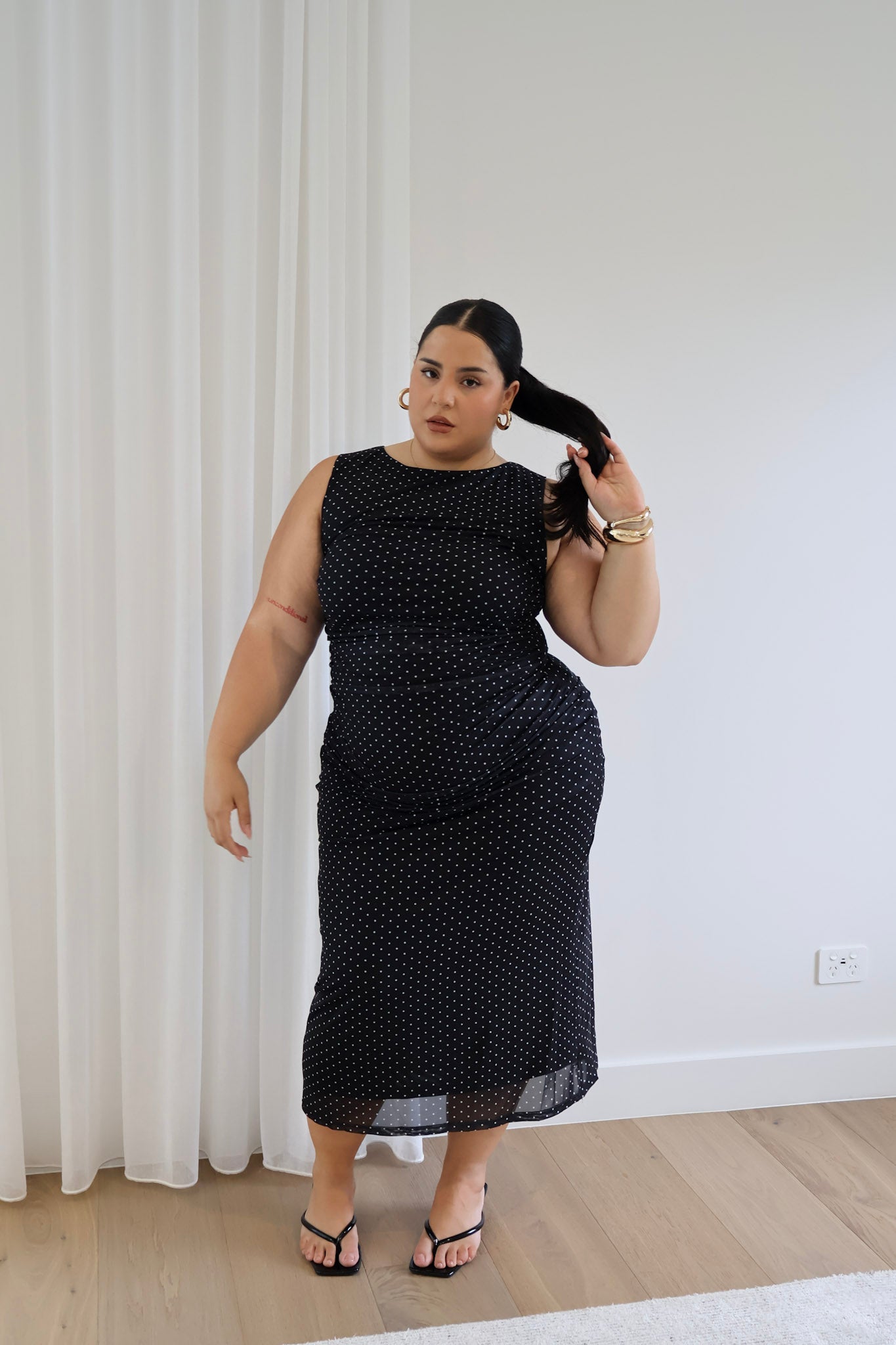 SELAYA DRESS BLACK SPOT - Fayt The Label