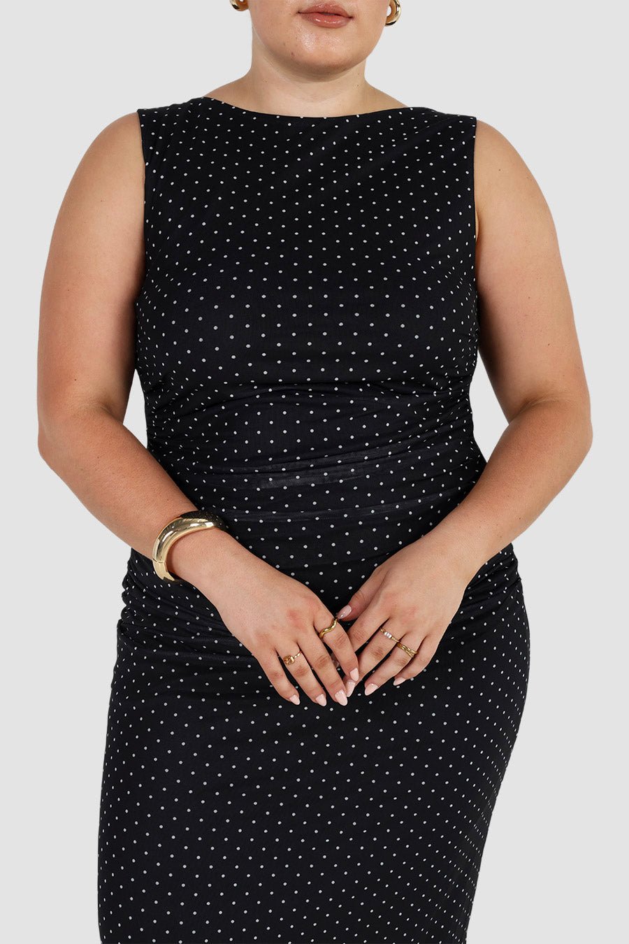 SELAYA DRESS BLACK SPOT - Fayt The Label