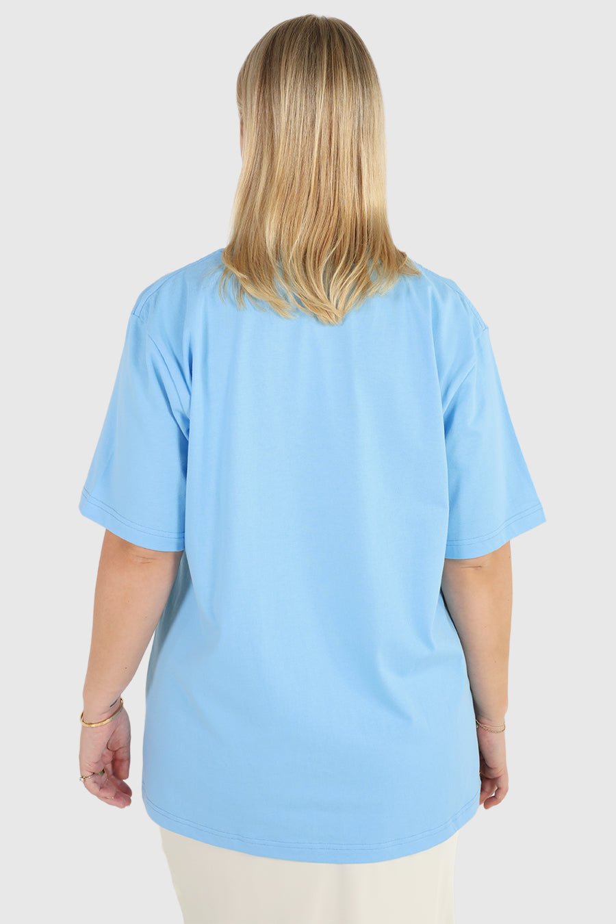 SIGNATURE LOGO TEE BLUE - Fayt The Label