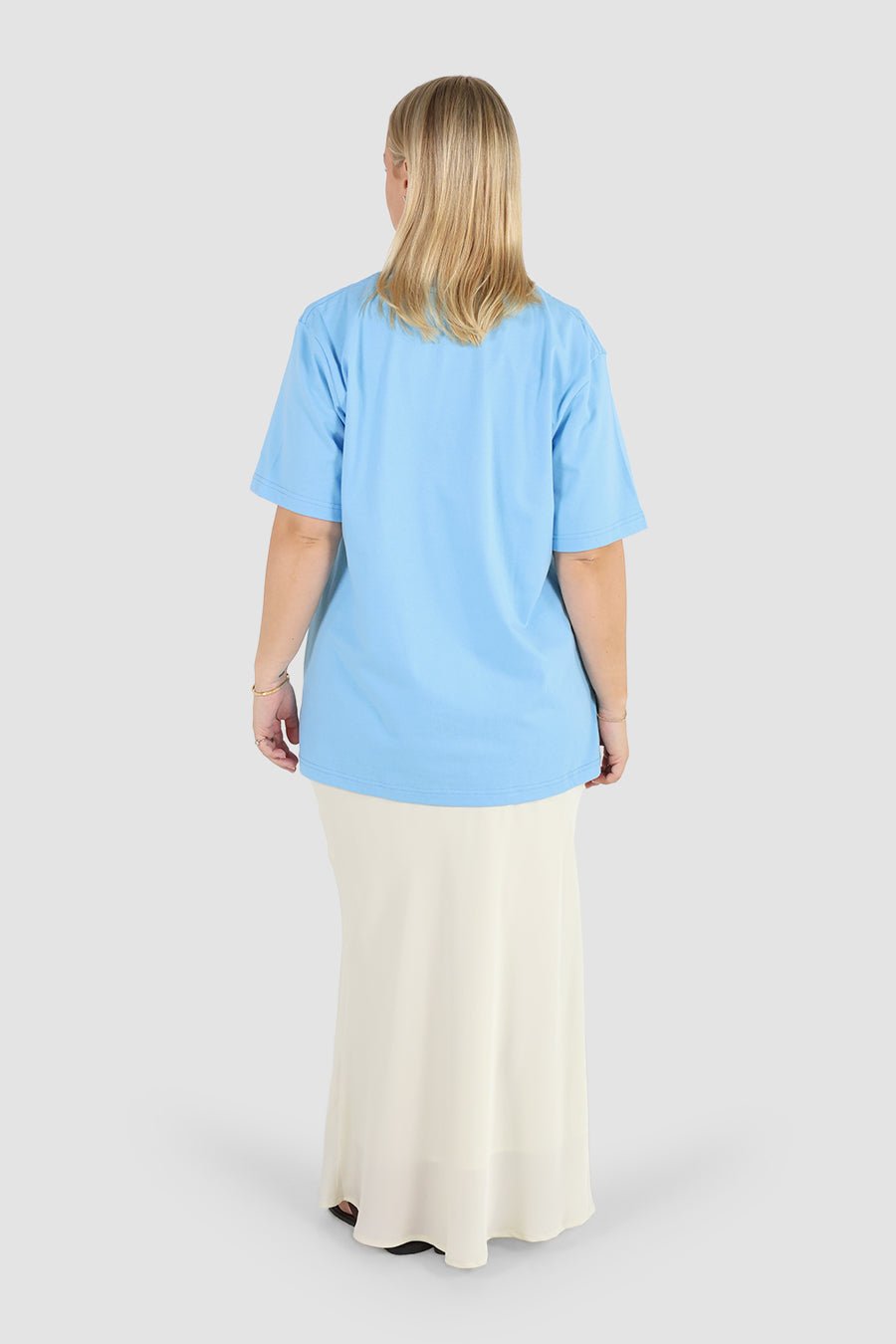 SIGNATURE LOGO TEE BLUE - Fayt The Label