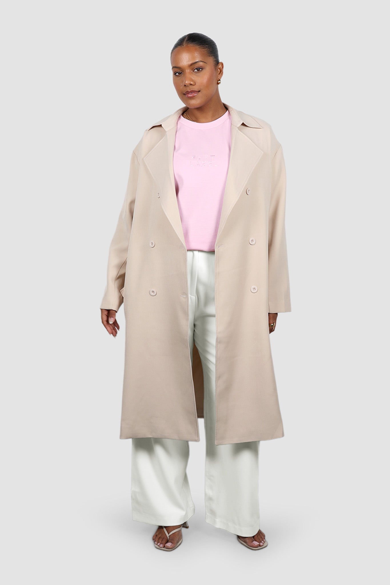 SIGNATURE LOGO TEE PINK - Fayt The Label